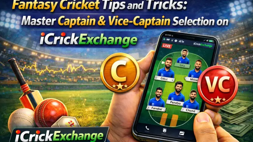 Fantasy Cricket Tips and Tricks Master Captain & Vice-Captain Selection on iCrickExchange