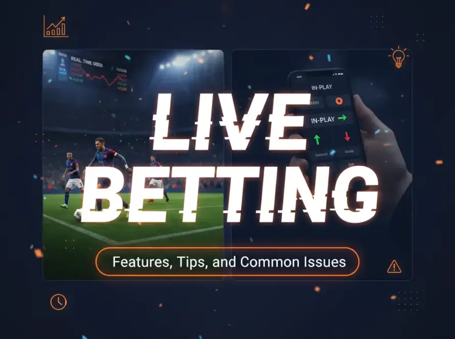Live Betting Features, Tips, and Common Issues