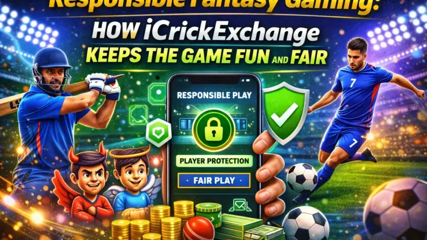 Responsible Fantasy Gaming How iCrickExchange Keeps the Game Fun and Fair